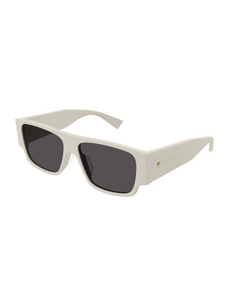 Okulary przeciwsłoneczne Bottega Veneta białe