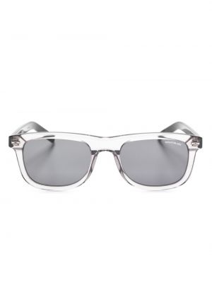 Průsvitné sluneční brýle Montblanc šedé