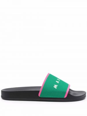 Trykt flip-flops Marni svart