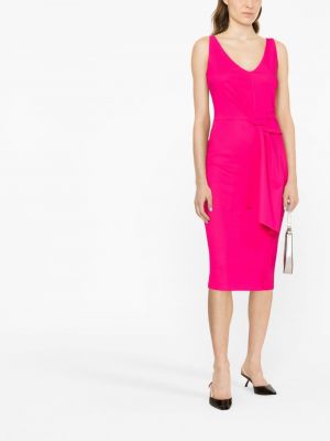 Midi šaty bez rukávů Chiara Boni La Petite Robe růžové
