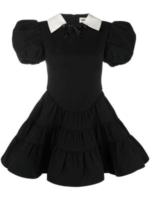 Κοκτέιλ φόρεμα Shushu/tong μαύρο