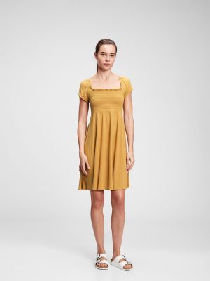 Mini šaty Gap žluté