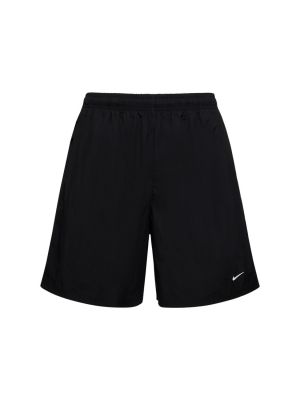 Pleteni kratke hlače iz najlona Nike črna