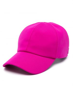 Różowa haftowana czapka z daszkiem Eres