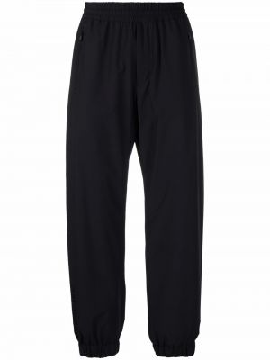 Pantaloni cu fermoar Moncler Grenoble negru