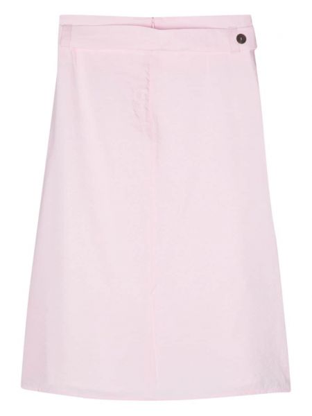 Midi sukně Studio Nicholson růžové