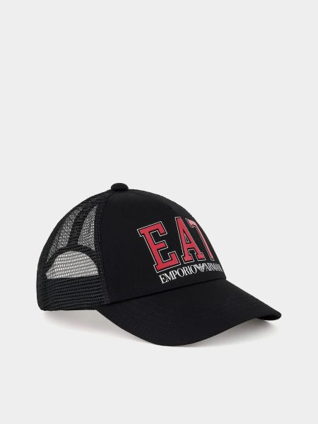 Черная кепка Ea7