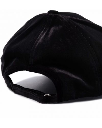 Gorra de terciopelo‏‏‎ Emporio Armani negro