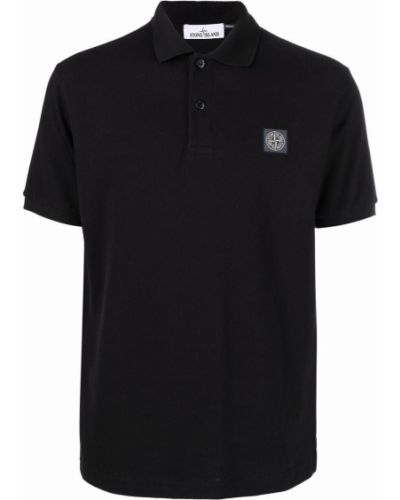 Poloskjorte Stone Island svart