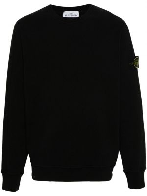 Sweatshirt aus baumwoll Stone Island schwarz