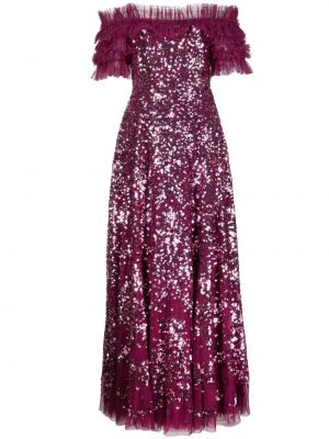 Vakarinė suknelė Needle & Thread violetinė