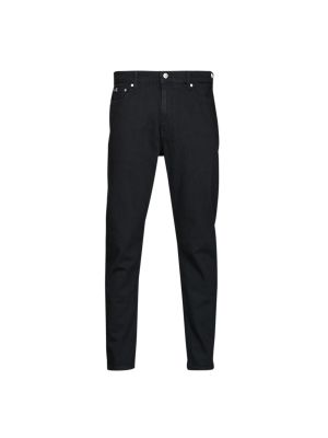 Egyenes szárú farmernadrág Calvin Klein Jeans fekete