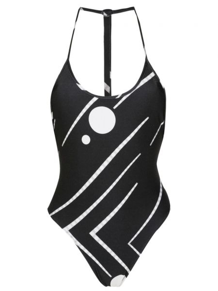 Costum de baie cu imagine cu imprimeu geometric Adriana Degreas