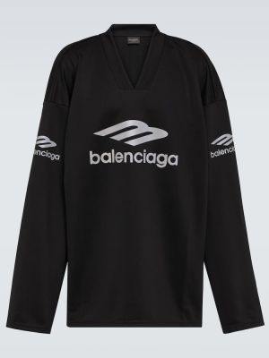 Oversize krekls Balenciaga melns