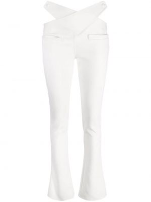 Pantaloni Courreges, bianco