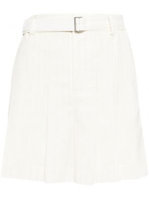 Shorts plissées Sacai blanc