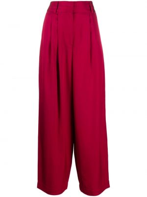 Pantaloni cu croială lejeră By Malene Birger roșu
