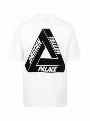 T-shirt à imprimé Palace blanc