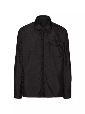 Двусторонняя нейлоновая куртка Valentino Garavani черная