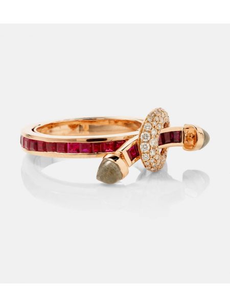 Prsten od ružičastog zlata Ananya