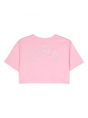 Koszulka bawełniana Patou różowa