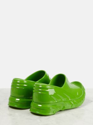 Sandály na klínovém podpatku Givenchy zelené