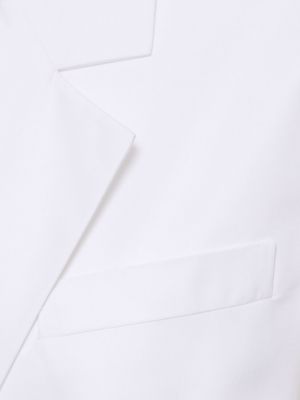 Chaqueta de algodón Valentino blanco