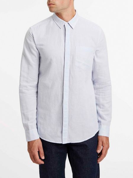 Camisa de lino de algodón Calvin Klein