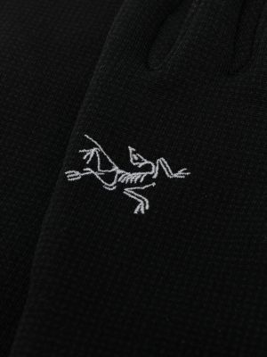 Rukavice s výšivkou Arc'teryx černé