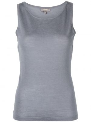 Strikke cashmere tank top N.peal grå