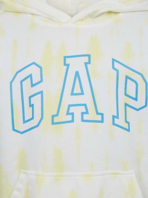 Batikovaná mikina Gap žltá