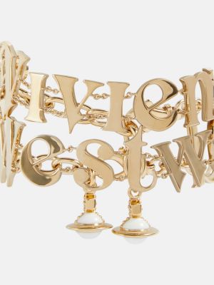 Karkötő Vivienne Westwood aranyszínű