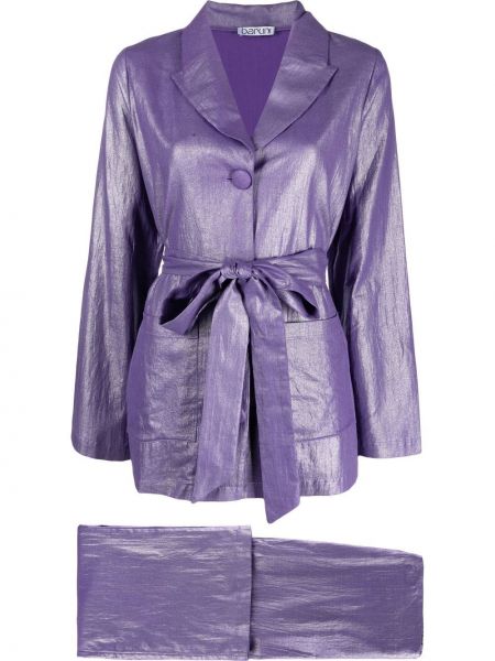 Medvilninis lininis kostiumas Baruni violetinė