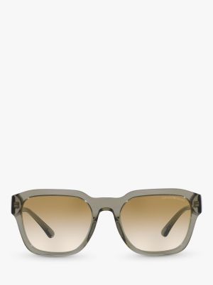 Прозрачные очки солнцезащитные с градиентом Emporio Armani