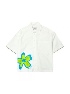 Koszula z krótkim rękawem Bonsai biała