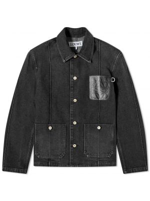 Джинсовая куртка Loewe черная