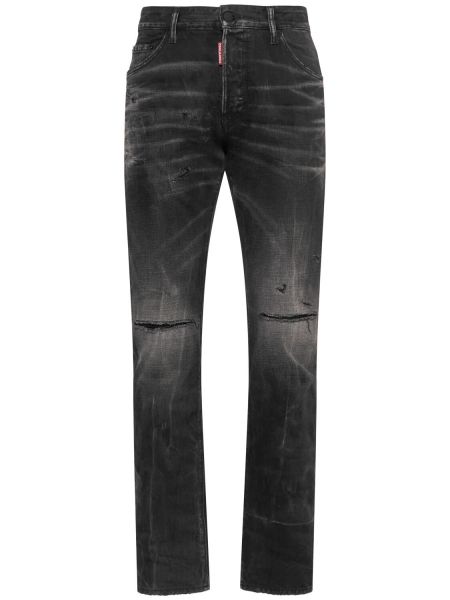 Bomull jeans Dsquared2 svart