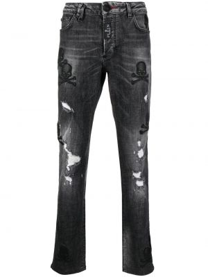 Jeans med normal passform Philipp Plein svart