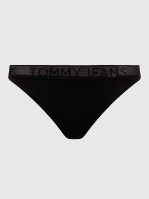 Stringi Tommy Jeans czarne