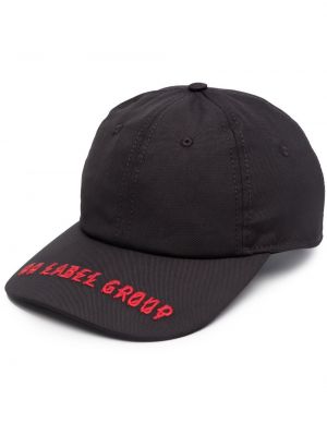 Brodert cap 44 Label Group svart