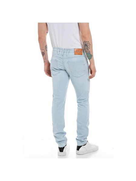 Skinny jeans mit taschen Replay blau