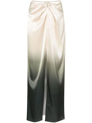 Saténové dlouhá sukně Nanushka