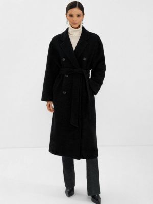 Двубортное пальто Lichi черное