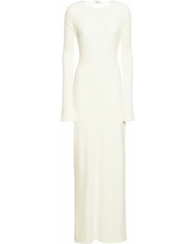 Μάξι φόρεμα με κομμένη πλάτη Mach & Mach λευκό