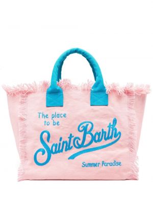 Τσάντα shopper με κέντημα Mc2 Saint Barth