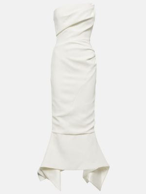 Biała sukienka długa Maticevski