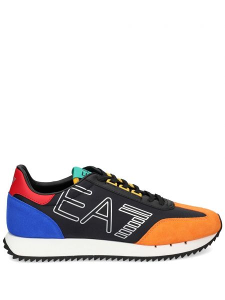 Sneakers με σχέδιο Ea7 Emporio Armani μαύρο