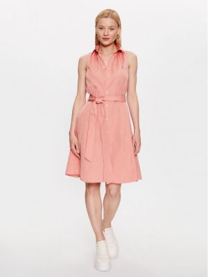 Priliehavé šaty Polo Ralph Lauren ružová