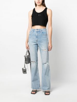 Puuvillased crop topp Dsquared2 must