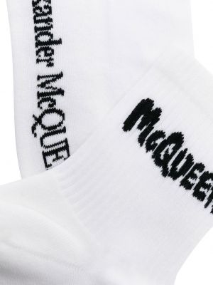 Socken Alexander Mcqueen weiß